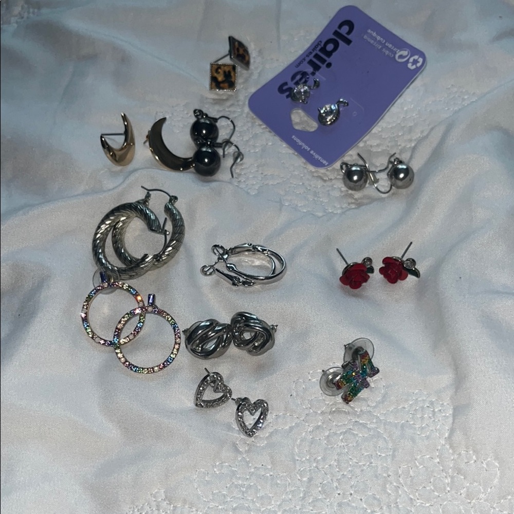 Elegant Silver and Gold Earrings Collection